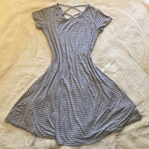 Mini gray dress